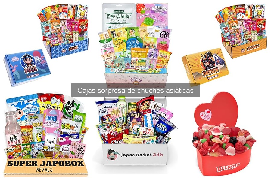 Mejores cajas sorpresa de chuches asiáticas en 2023