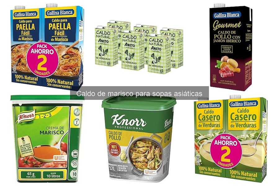 Mejores caldos de marisco para sopas asiáticas