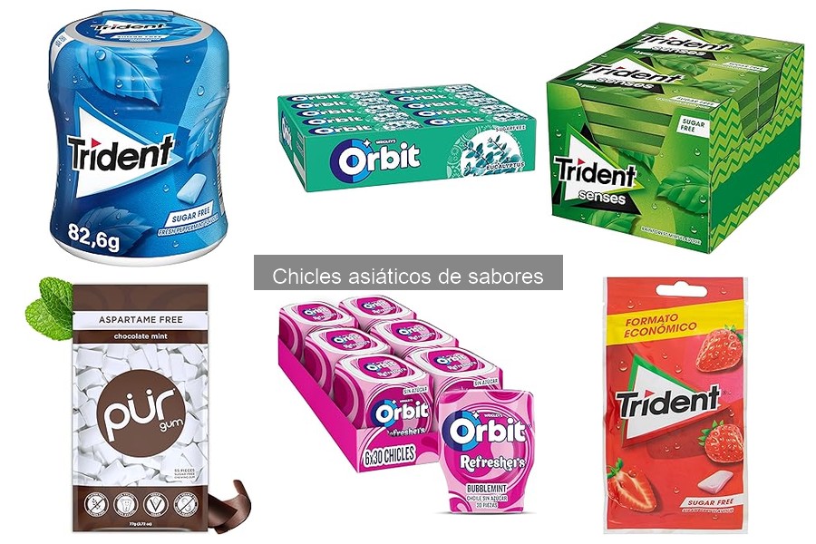 Mejores chicles asiáticos de sabores para disfrutar en casa