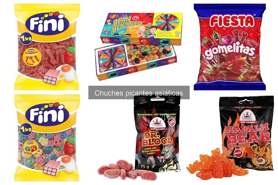 Mejores chuches picantes asiáticas para fiestas y eventos