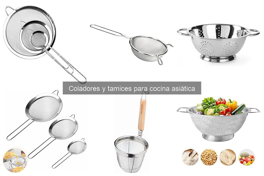 Mejores coladores y tamices para cocina asiática en 2023
