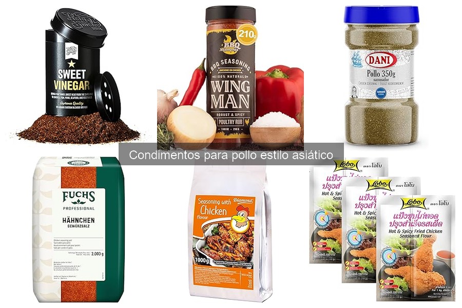 Mejores condimentos para pollo al estilo asiático