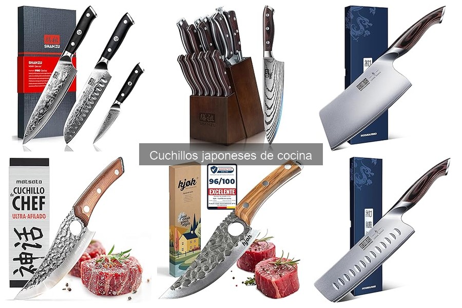 Mejores cuchillos japoneses para principiantes: comparativa y precios
