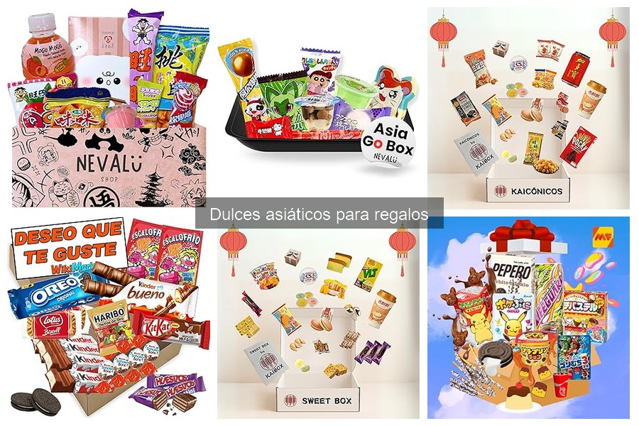 Mejores dulces asiáticos para regalar de diferentes regiones