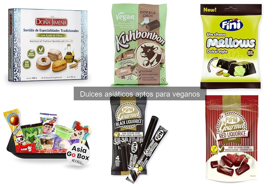 Mejores dulces asiáticos veganos para regalar y sorprender