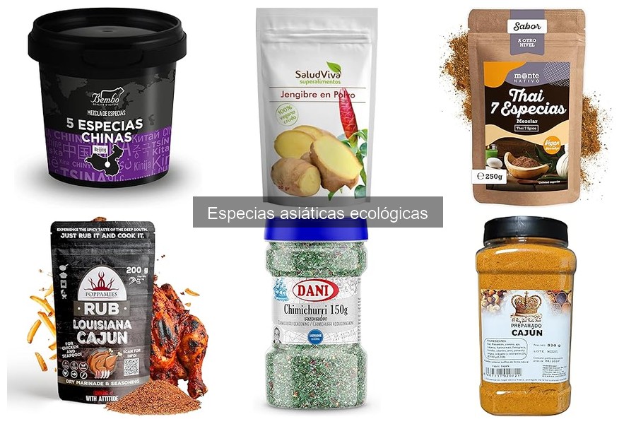 Mejores especias asiáticas ecológicas para recetas veganas