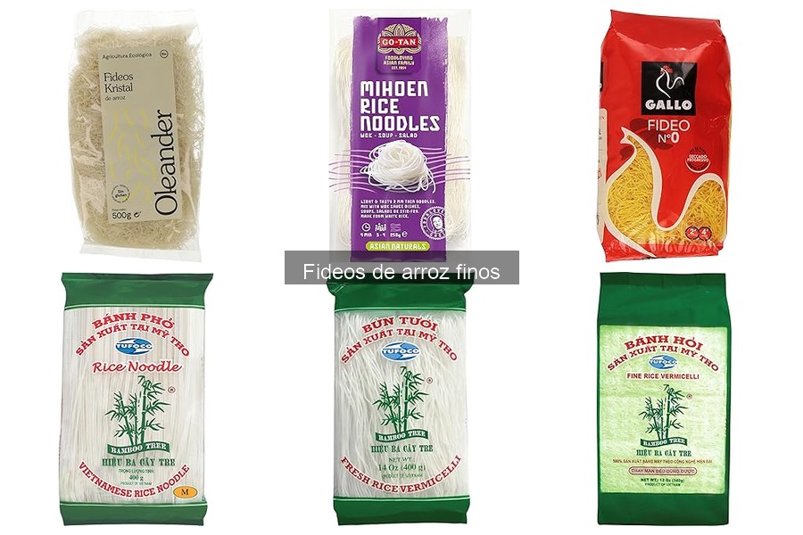 Mejores fideos de arroz finos para comprar en 2023