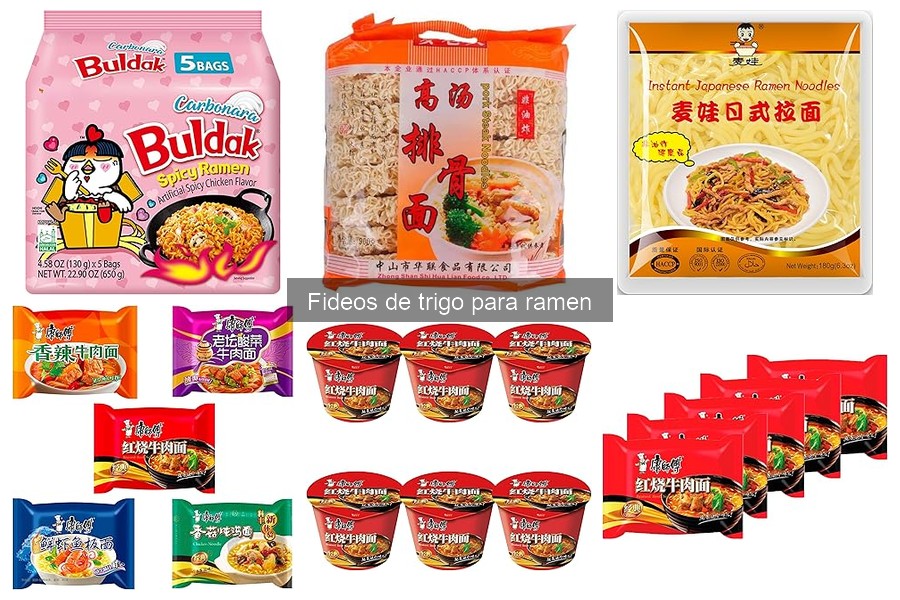 Mejores fideos de trigo para ramen: comparativa de marcas