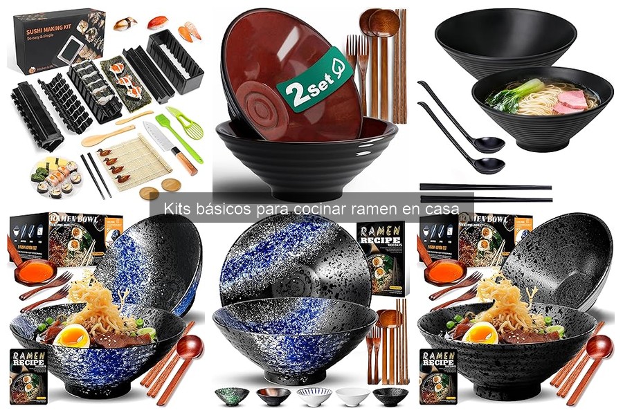 Mejores kits básicos para cocinar ramen en casa