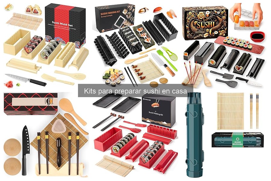 Mejores kits para preparar sushi en casa para principiantes