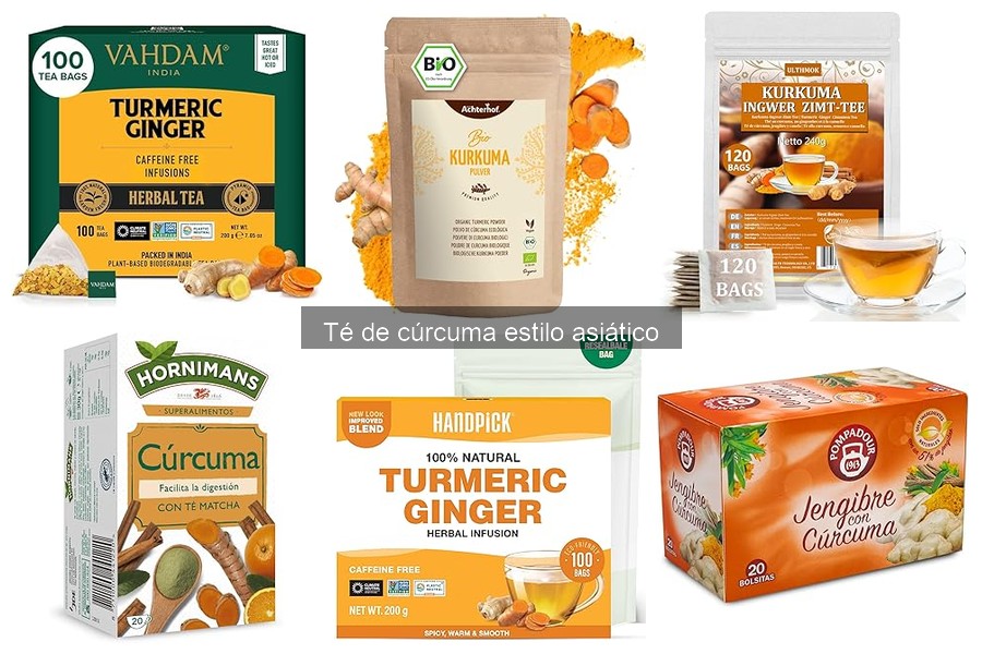 Mejores lugares para comprar té de cúrcuma de calidad