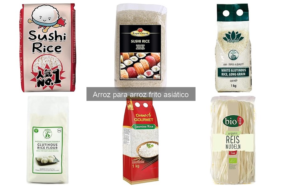 Mejores marcas de arroz para arroz frito asiático