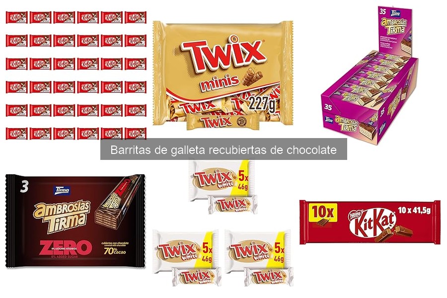 Mejores marcas de barritas de galleta con chocolate