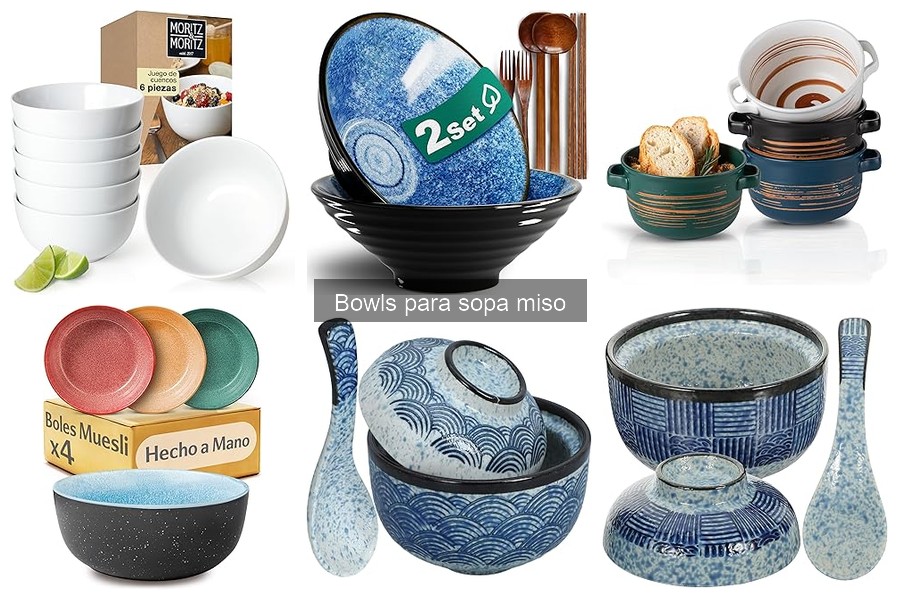 Mejores marcas de bowls para sopa miso: comparativa 2023