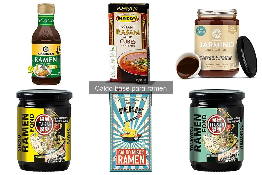 Mejores marcas de caldo base para ramen: comparativa 2023