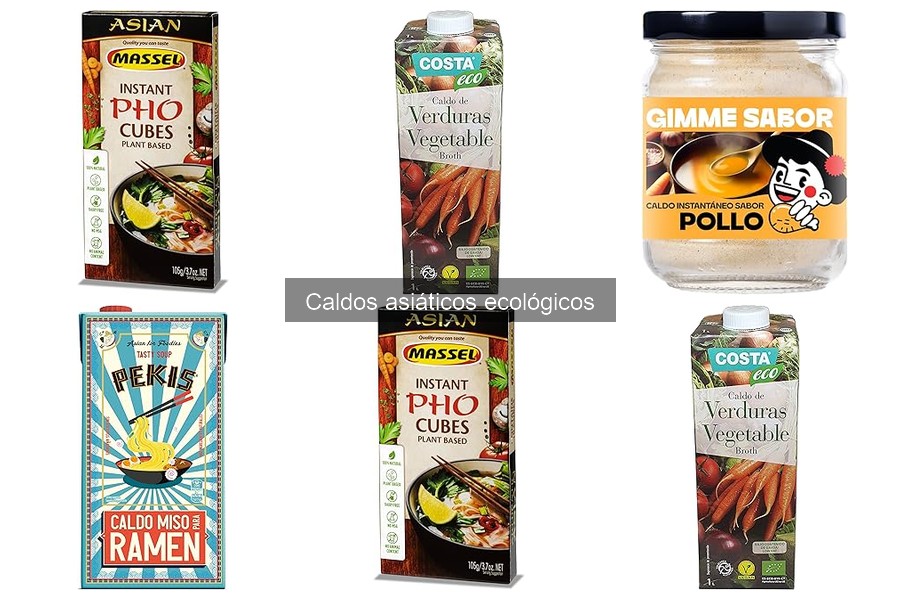 Mejores marcas de caldos asiáticos ecológicos para tu cocina