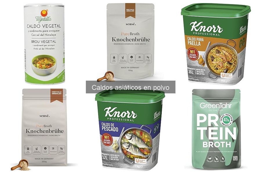 Mejores marcas de caldos asiáticos en polvo para tu cocina