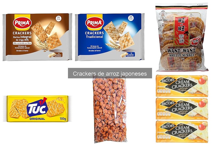 Mejores marcas de crackers de arroz japoneses comparativa