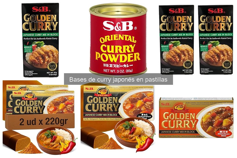 Mejores marcas de curry japonés en pastillas: comparativa 2023