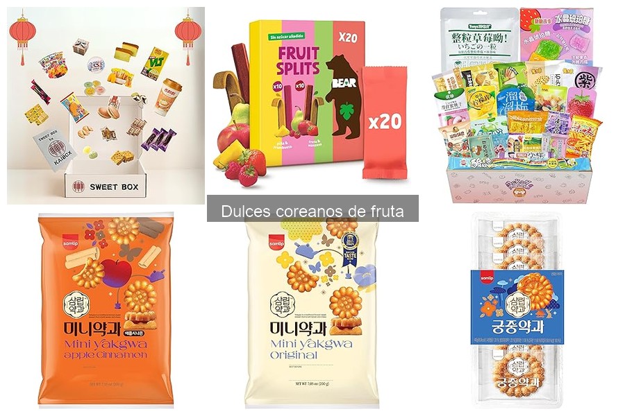 Mejores marcas de dulces coreanos de fruta 2023