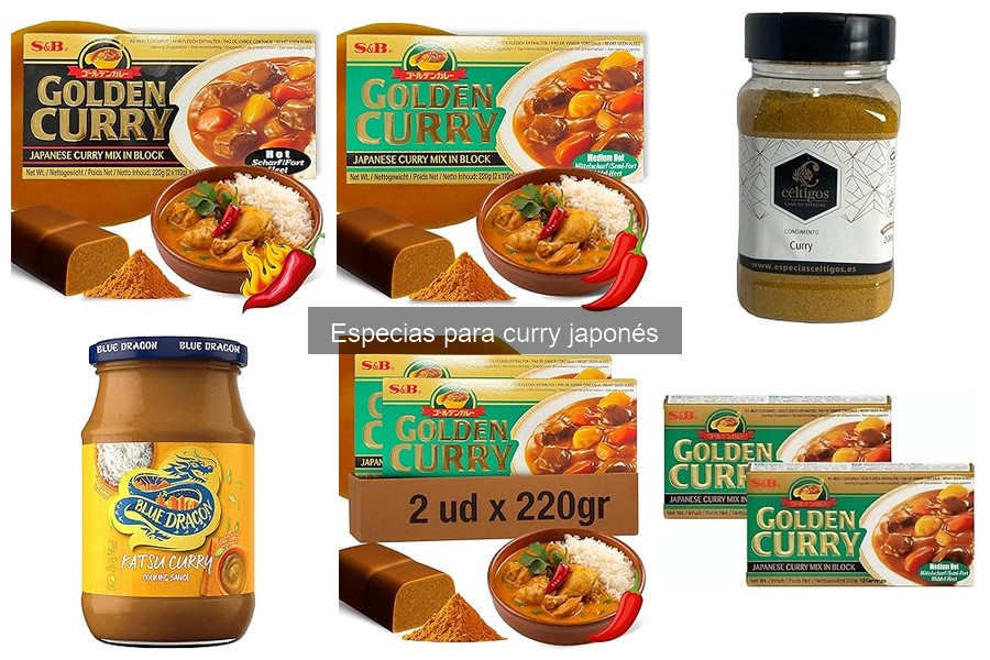 Mejores marcas de especias para curry japonés