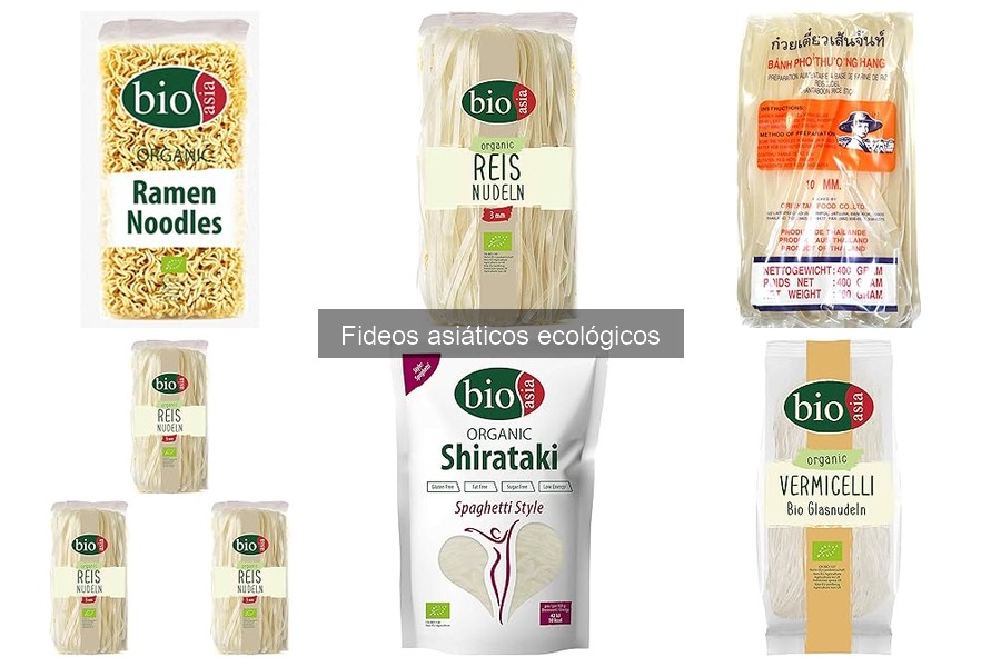 Mejores marcas de fideos asiáticos ecológicos para tu cocina