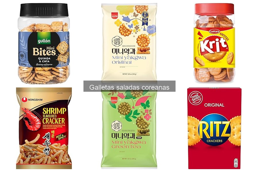 Mejores Marcas de Galletas Saladas Coreanas en 2023
