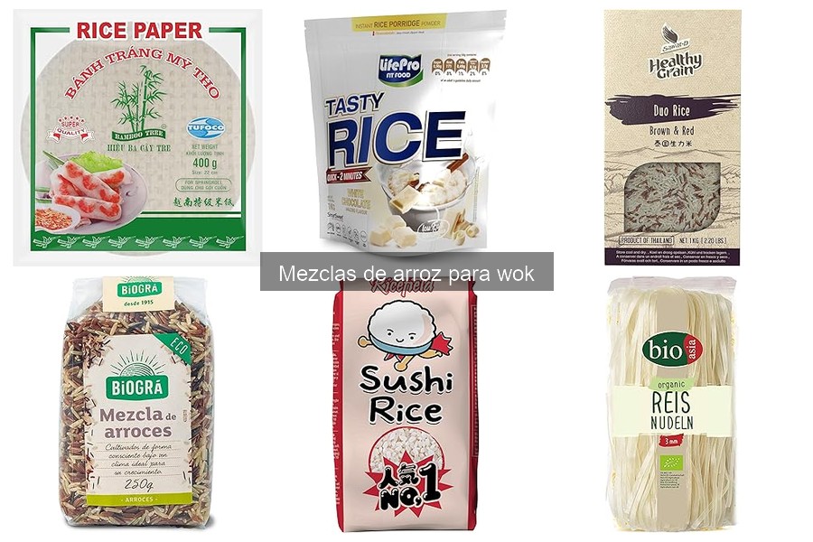 Mejores marcas de mezclas de arroz para wok comparativa