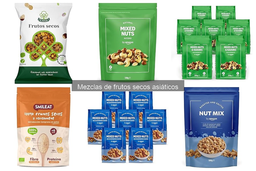 Mejores marcas de mezclas de frutos secos asiáticos