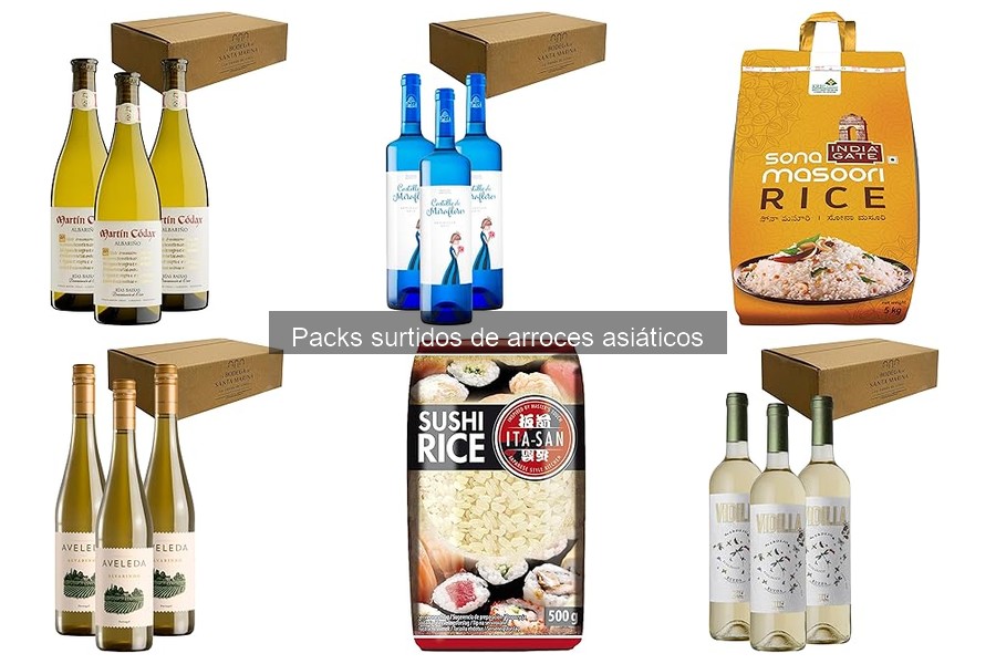 Mejores marcas de packs surtidos de arroces asiáticos