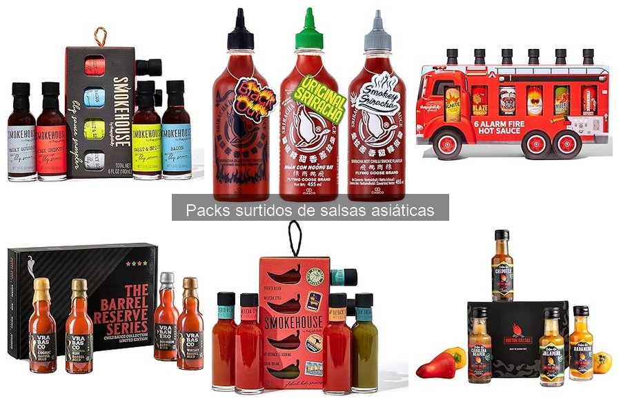 Mejores marcas de packs surtidos de salsas asiáticas