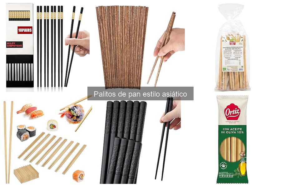 Mejores marcas de palitos de pan asiático: Comparativa y precios