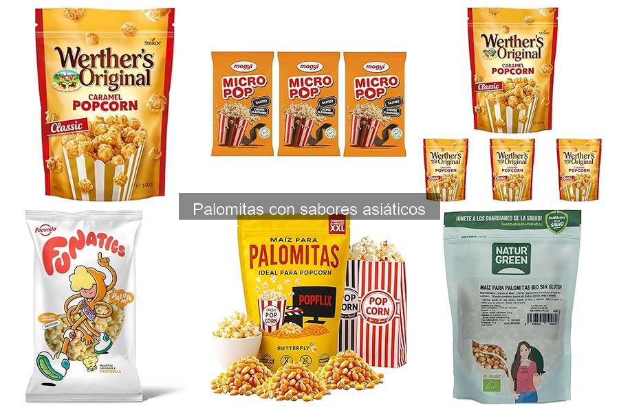 Mejores marcas de palomitas con sabores asiáticos