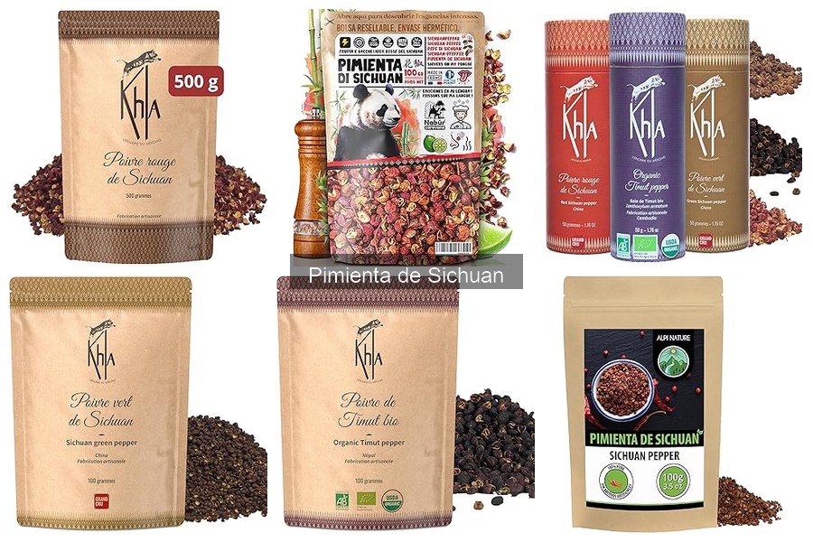 Mejores marcas de pimienta de Sichuan: comparativa y precios