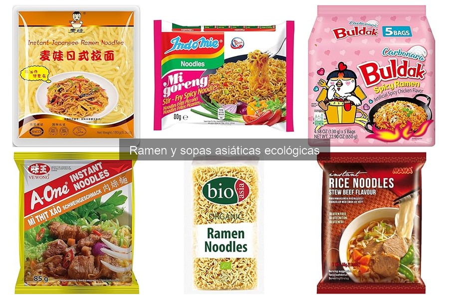 Mejores marcas de ramen ecológico en 2023: comparativa
