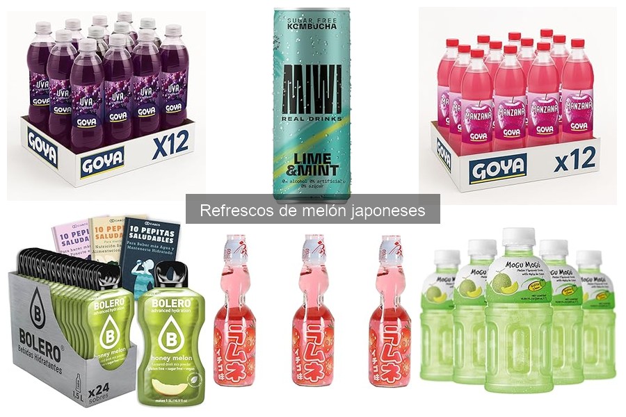 Mejores marcas de refrescos de melón japoneses comparativa