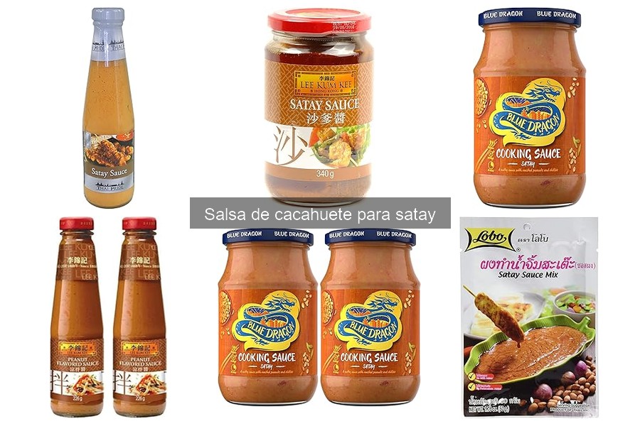 Mejores marcas de salsa de cacahuete para satay en casa