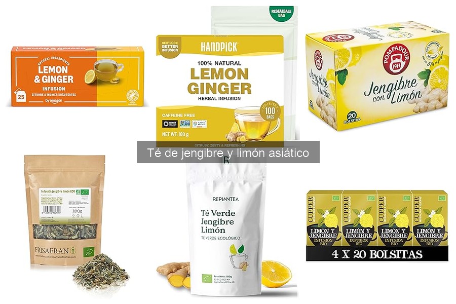 Mejores marcas de té de jengibre y limón para comprar