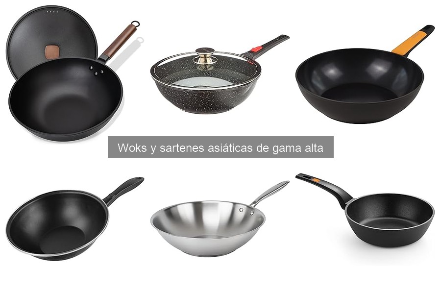 Mejores marcas de woks y sartenes asiáticas de gama alta