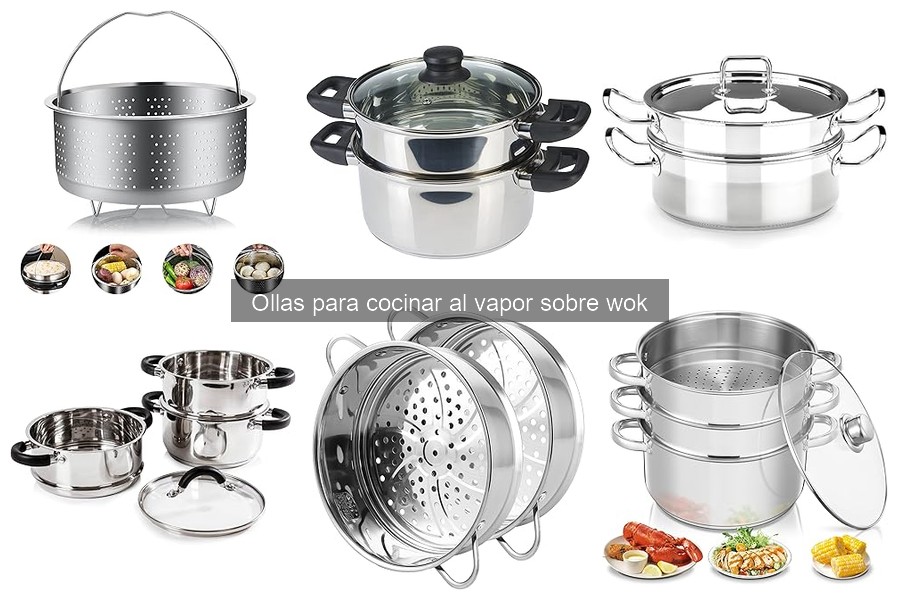 Mejores materiales para ollas de vapor sobre wok