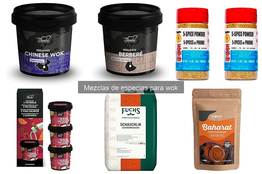 Mejores mezclas de especias para wok en 2023