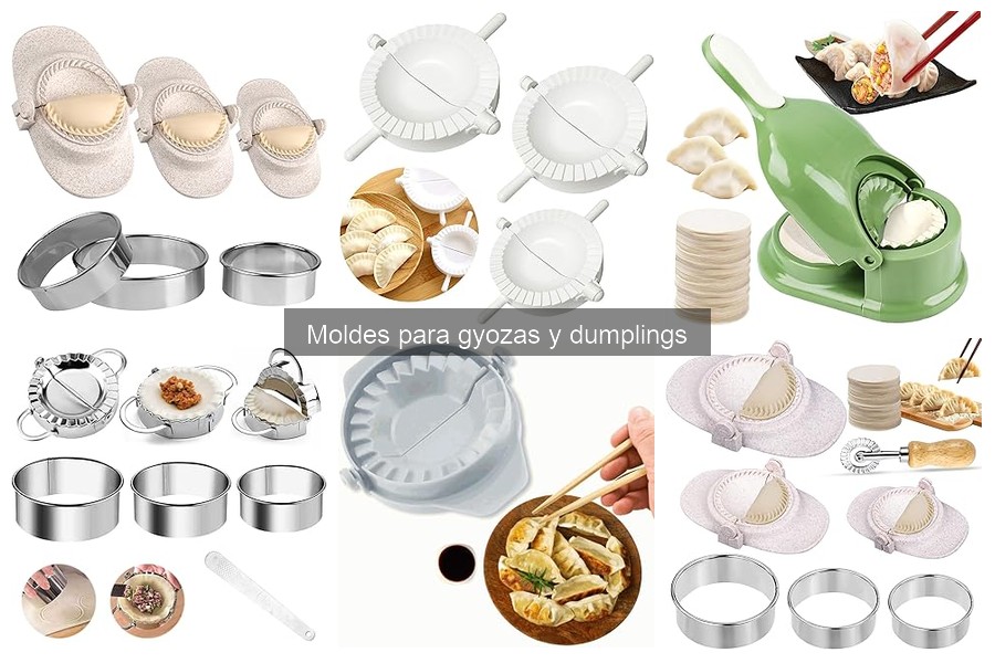 Mejores moldes para gyozas y dumplings: tipos y características