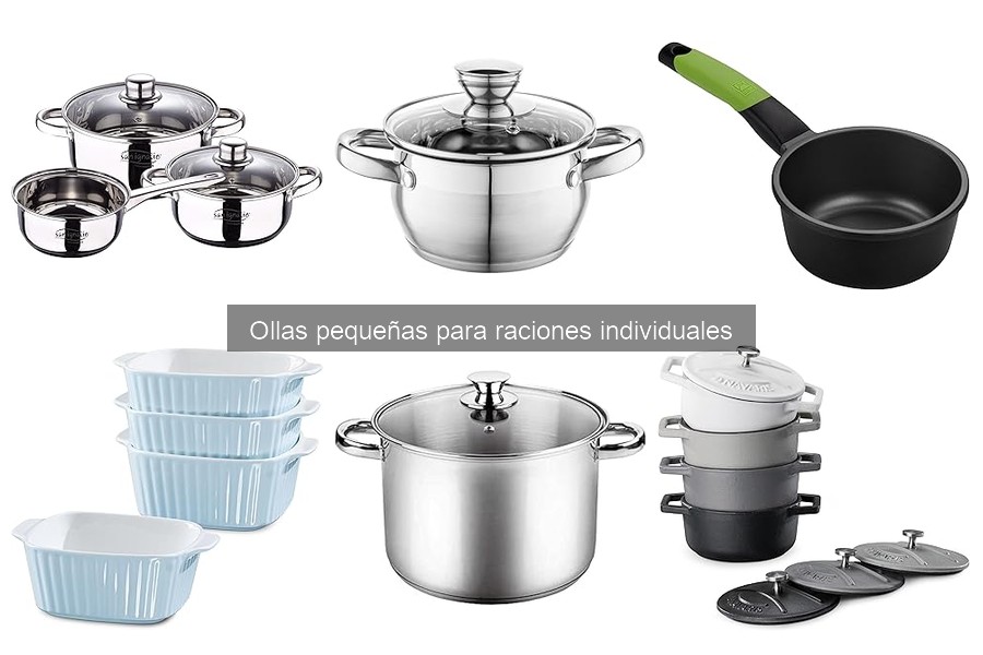 Mejores ollas pequeñas para raciones individuales en casa