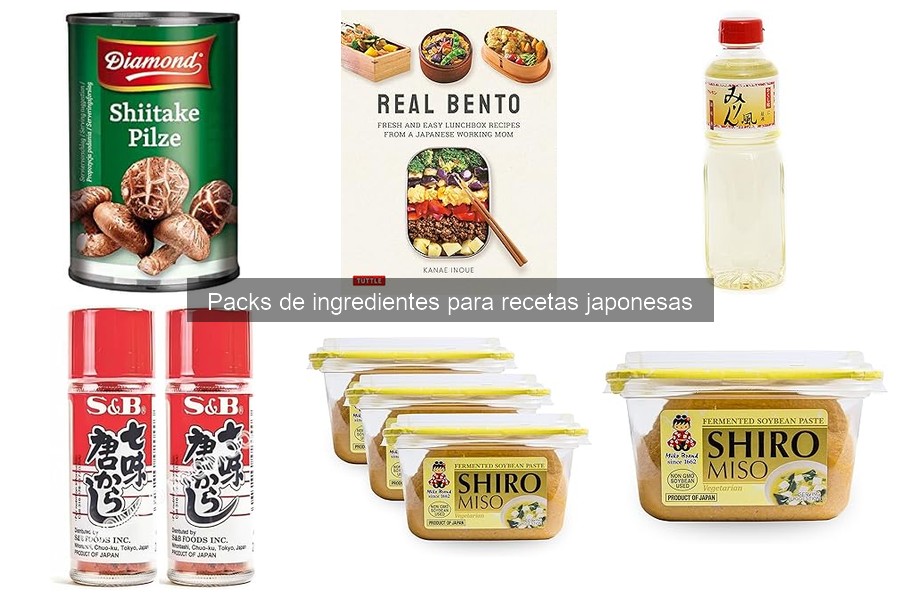 Mejores packs de ingredientes para recetas japonesas