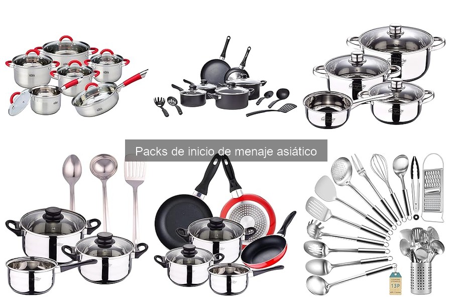 Mejores packs de menaje asiático para principiantes