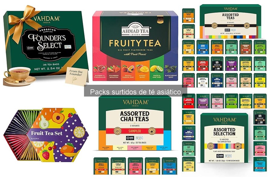 Mejores packs surtidos de té asiático para principiantes