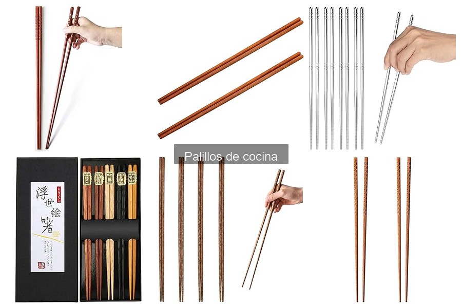 Mejores palillos de cocina para sushi: comparación 2023