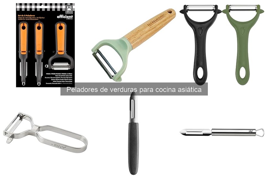 Mejores peladores de verduras para cocina asiática