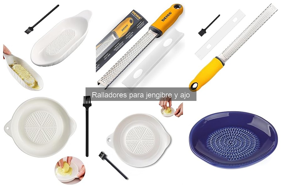 Mejores prácticas para rallar jengibre y ajo en casa