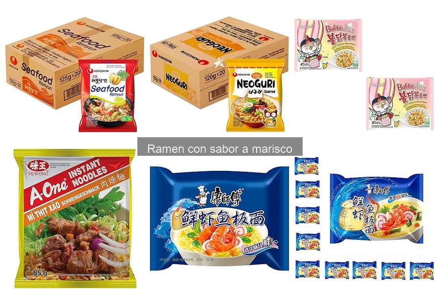 Mejores ramen con sabor a marisco para principiantes
